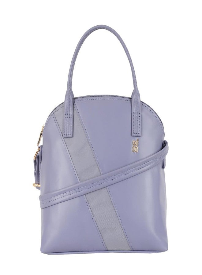 Baggit Women Purple Bowling Handbag Small Size | Ladies Stylish Casual Purse Bag - Image 1
